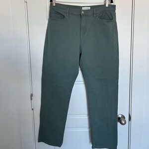 LOFT Women's Olive Straight Leg Jeans